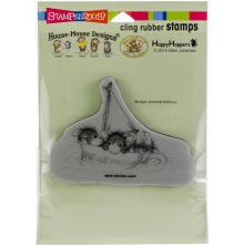 Stampendous House Mouse Cling Stamp 4.5x5.5 - Sail Cup UTGÅENDE