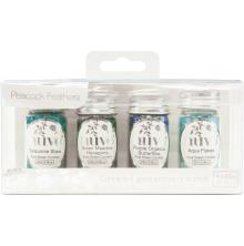 Tonic Studios Nuvo Pure Sheen Confetti 4/Pkg - Peacock Feathers 286N