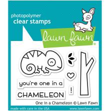Lawn Fawn Clear Stamps 2X3 - One In A Chameleon LF1549