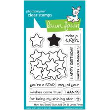 Lawn Fawn Clear Stamps 3X4 - How You Bean? Stars LF1690
