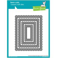 Lawn Fawn Dies - Stitched Scalloped Rectangle Frames LF1719