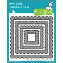 Lawn Fawn Dies - Stitched Scalloped Square Frames LF1720
