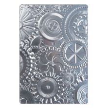 Tim Holtz Sizzix 3-D Texture Fades Embossing Folder - Mechanics