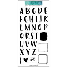 Concord &amp; 9th Clear Stamps 4X8 - Bold &amp; Brushy Uppercase