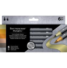 Spectrum Noir Metallic Markers 6/Pkg - Precious Metals