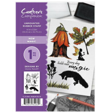 Crafters Companion A6 Rubber Stamp - New Magic