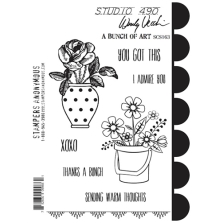 Wendy Vecchi Cling Stamps - A Bunch Of Art