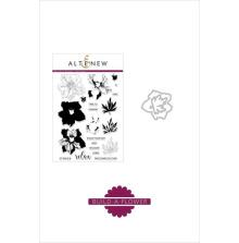 Altenew Clear Stamp And Die Build A flower - Larkspur