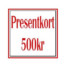 Presentkort 500kr