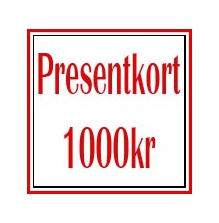 Presentkort 1000kr