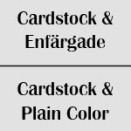 Cardstock / Enfärgade