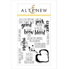 Altenew Clear Stamps 4X6 - Coffee Talk