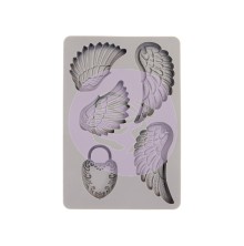 Prima Silicone Mould - Wing &amp; Locket UTGENDE