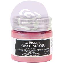 Prima Finnabair Art Alchemy Acrylic Paint 50ml - Opal Magic Coral-Teal