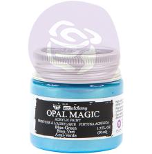 Prima Finnabair Art Alchemy Acrylic Paint 50ml - Opal Magic Blue-Green