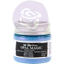 Prima Finnabair Art Alchemy Acrylic Paint 50ml - Opal Magic Blue-Violet