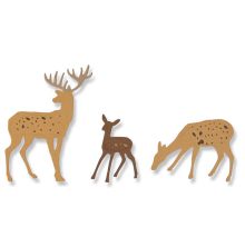 Sizzix Thinlits Die Set 6PK - Woodland Deer