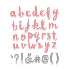 Sizzix Bigz XL Die - Alphabet UTGENDE