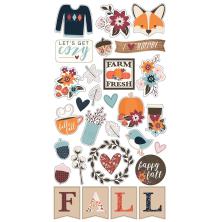 Simple Stories Chipboard Stickers 6X12 - Forever Fall UTGENDE