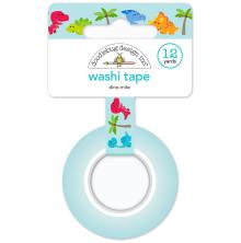 Doodlebug Washi Tape 15mmx12yd - Dino-Mite UTGENDE