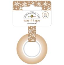 Doodlebug Washi Tape 15mmX12yd - White Christmas UTGÅENDE