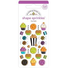 Doodlebug Sprinkles Adhesive Glossy Enamel Shapes 24/Pkg - Tiny Treats UTGENDE