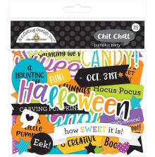 Doodlebug Odds &amp; Ends Die-Cuts 94/Pkg - Pumpkin Party Chit Chat UTGENDE