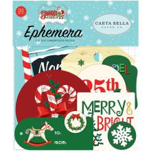 Carta Bella Santas Workshop Ephemera Cardstock Die-Cuts 33/Pkg - IconsUTGENDE