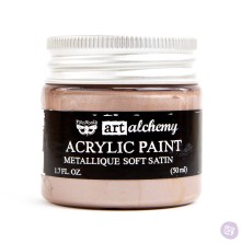 Prima Finnabair Art Alchemy Acrylic Paint 50ml - Metallique Soft Satin