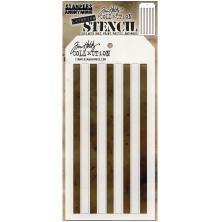 Tim Holtz Layered Stencil 4.125X8.5 - Shifter Stripes THS108