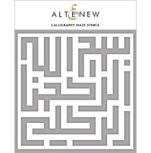 Altenew Stencil 6X6 - Calligraphy Maze