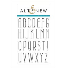 Altenew Clear Stamps 4X6 - Tall Alpha