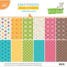 Lawn Fawn Collection Pack 12X12 - Knit Picky Fall