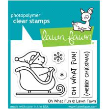 Lawn Fawn Clear Stamps 2X3 - Oh What Fun LF1776