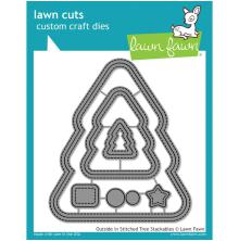 Lawn Fawn Dies - Outside In Stitched Christmas Tree LF1797