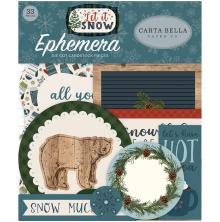 Carta Bella Let It Snow Ephemera Cardstock Die-Cuts 33/Pkg - Icons UTGENDE