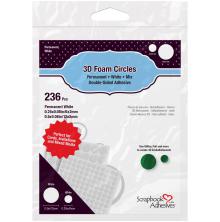 Scrapbook Adhesives 3L 3D Foam Circles - White Mix