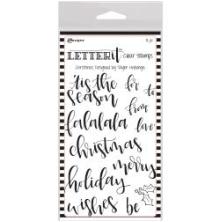 Ranger Letter It Clear Stamp Set 4X6 - Christmas