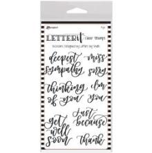 Ranger Letter It Clear Stamp Set 4X6 - Occasions