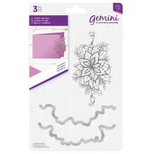 Crafters Companion Gemini Stamp &amp; Die Set - Poinsettia UTGENDE