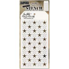 Tim Holtz Layered Stencil 4.125X8.5 - Shifter Stars THS111