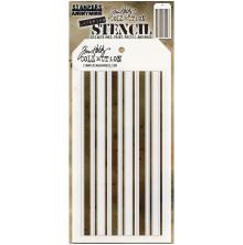 Tim Holtz Layered Stencil 4.125X8.5 - Shifter Mint THS112