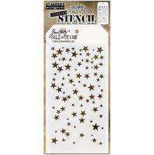 Tim Holtz Layered Stencil 4.125X8.5 - Falling Stars THS115