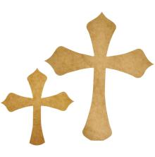 Kaisercraft Beyond The Page MDF - Decorative Crosses 2/Pkg