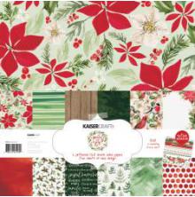 Kaisercraft Paper Pack 12X12 12/Pkg - Peace &amp; Joy UTGENDE