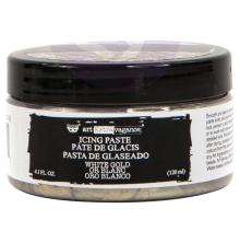 Prima Finnabair Art Extravagance Icing Paste 120ml Jar - White Gold UTGENDE