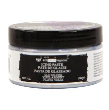 Prima Finnabair Art Extravagance Icing Paste 120ml Jar - Old Silver UTGENDE