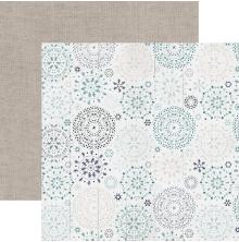 Kaisercraft Wonderland Double-Sided Cardstock 12X12 - Snowfall UTGENDE