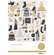 Kaisercraft Sticker Pad 800/Pkg - First Noel