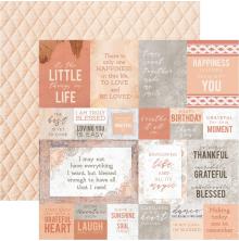 Kaisercraft Peachy Double-Sided Cardstock 12X12 - Honey Dew UTGENDE